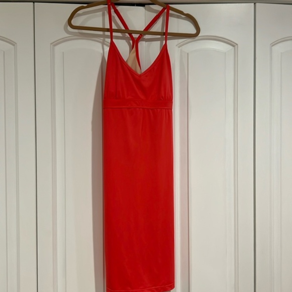 Atheta coral athletic dress with built‎ in bra